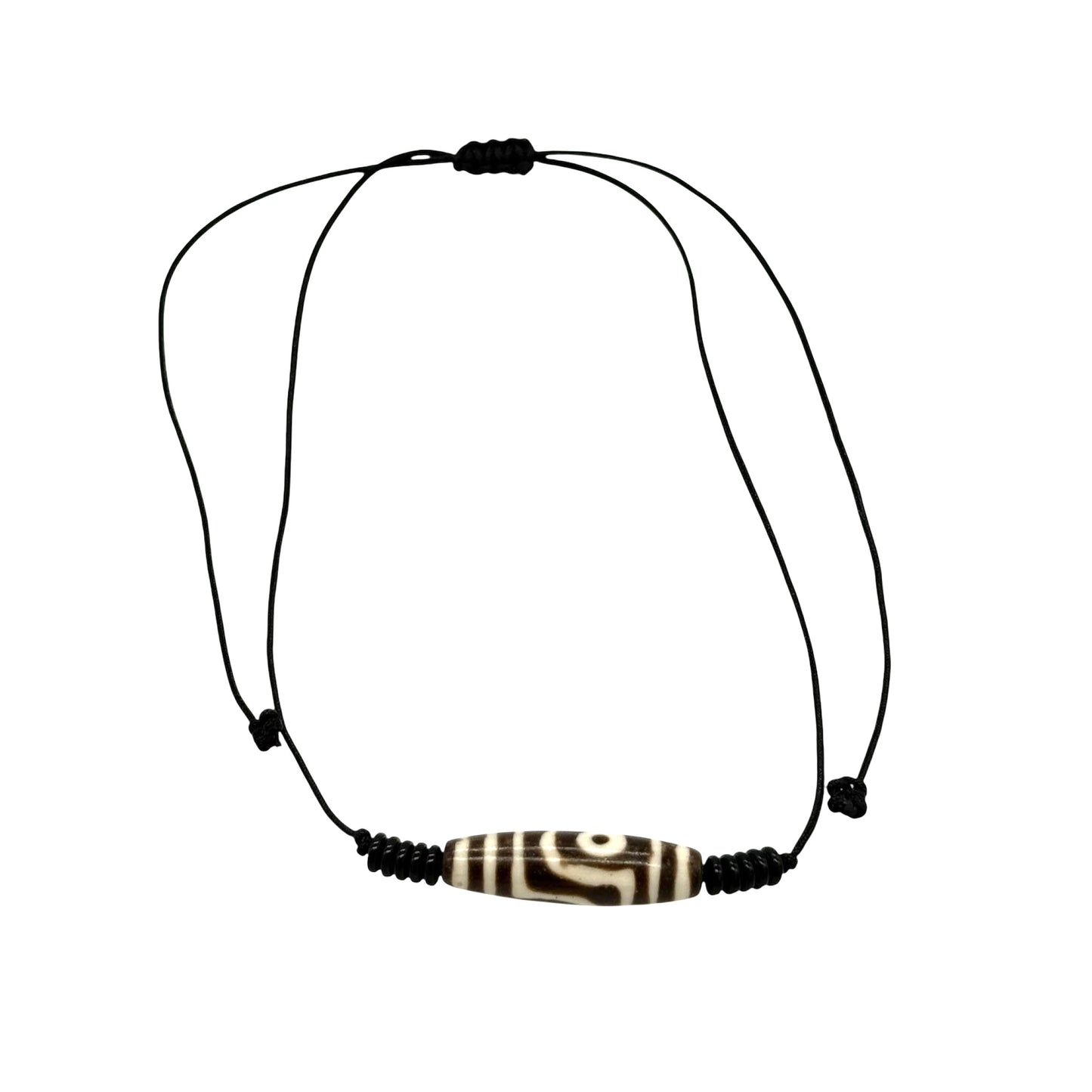 2 Auge Dzi-Perle aus dem Tibet