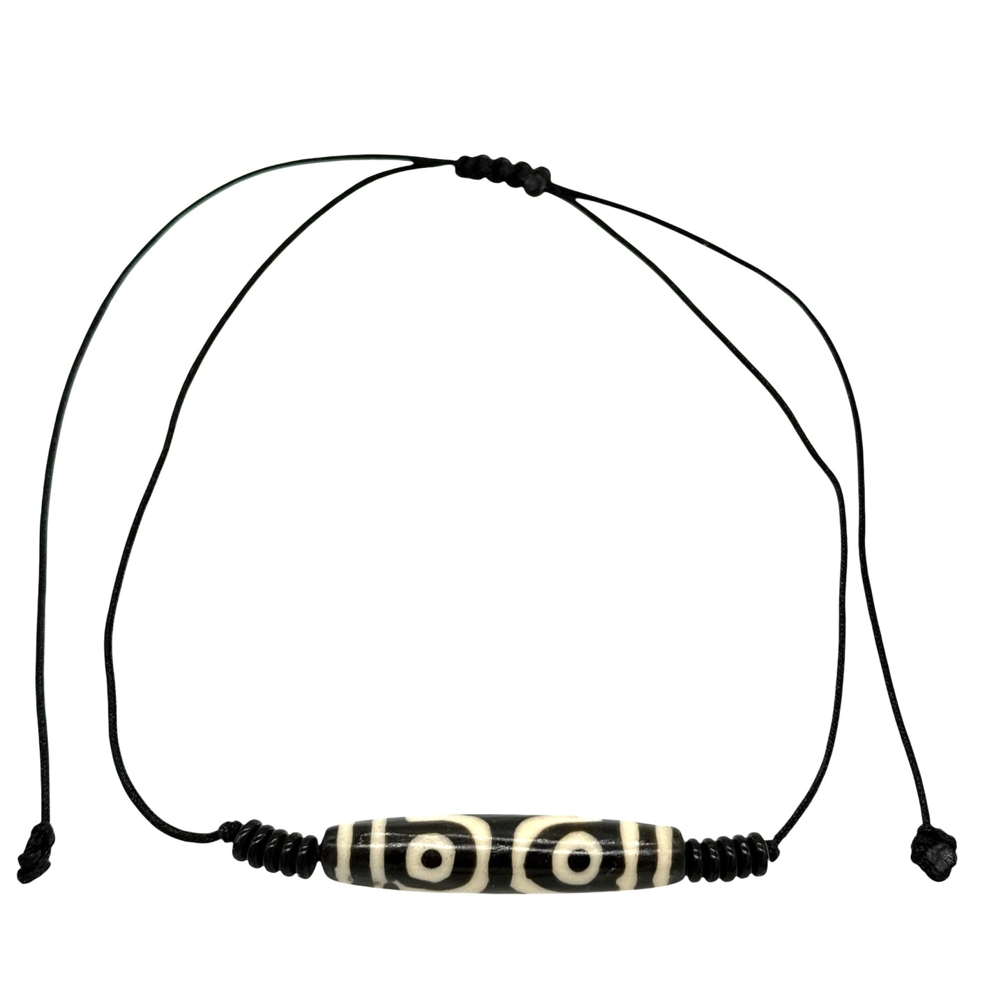 3 Auge Dzi-Perle aus dem Tibet