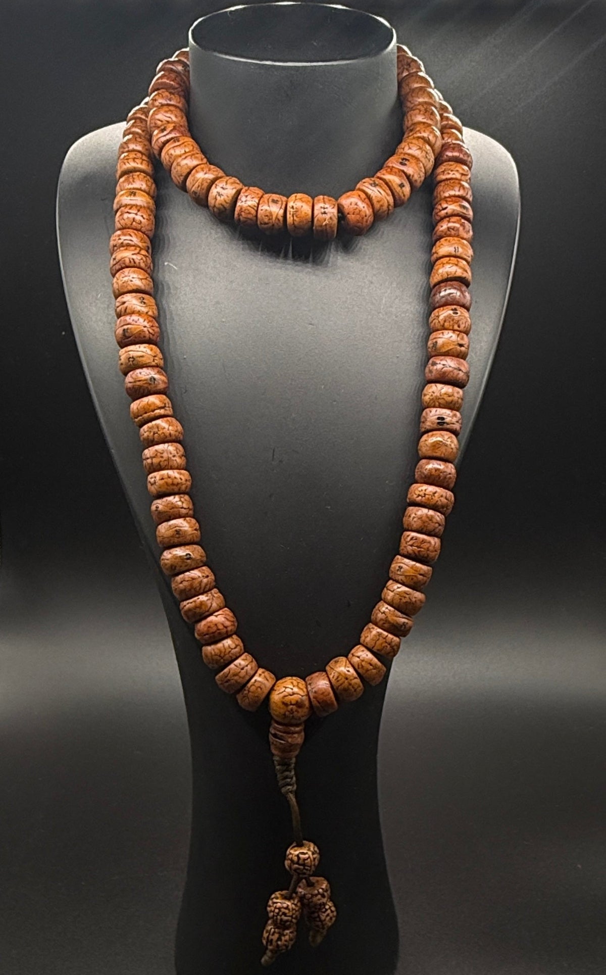 Originelle Gebetskette Bodhi Mala, 108 Perlen