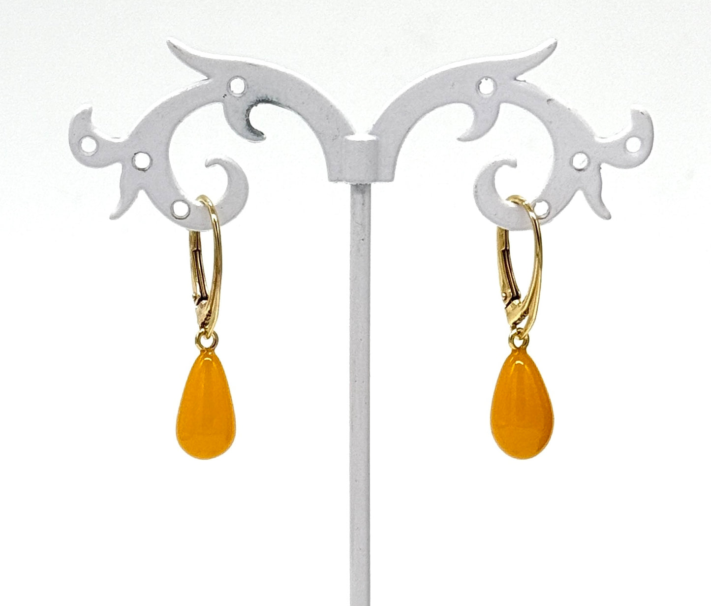 Beautiful amber earrings