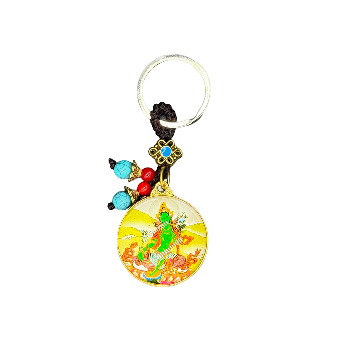 Green Tara Keychain