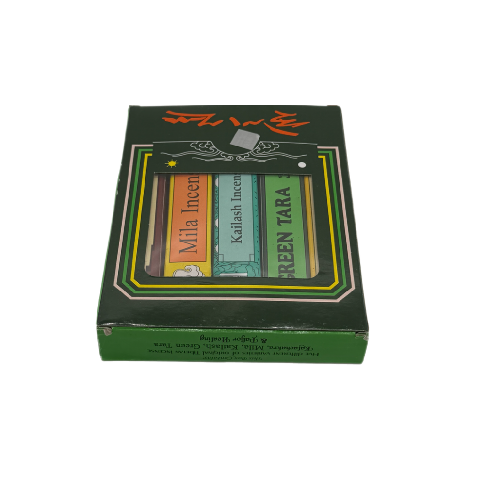 Grüne Tara Räucherstäbchen – Tibetisches Räucherset-5 Sorten