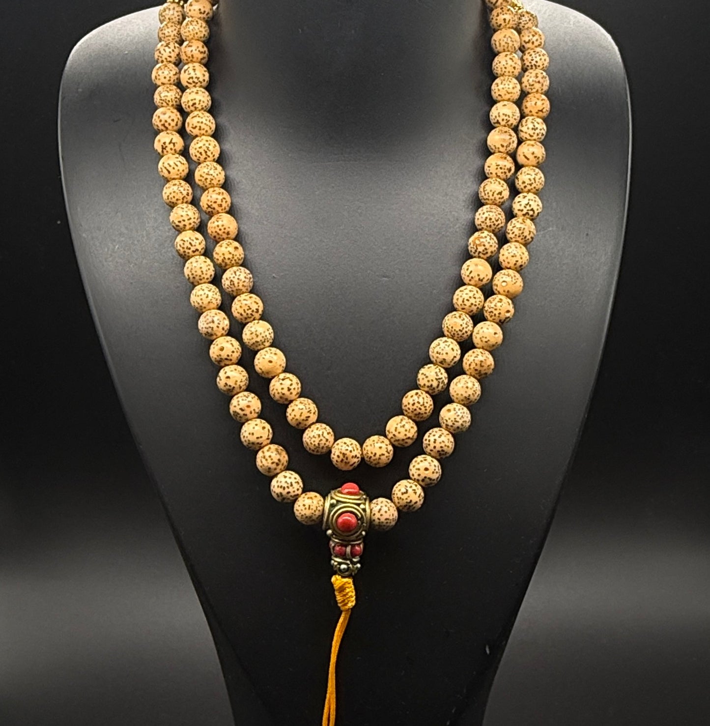 Lotus Mala-108 Perlen buddhistische Gebetskette