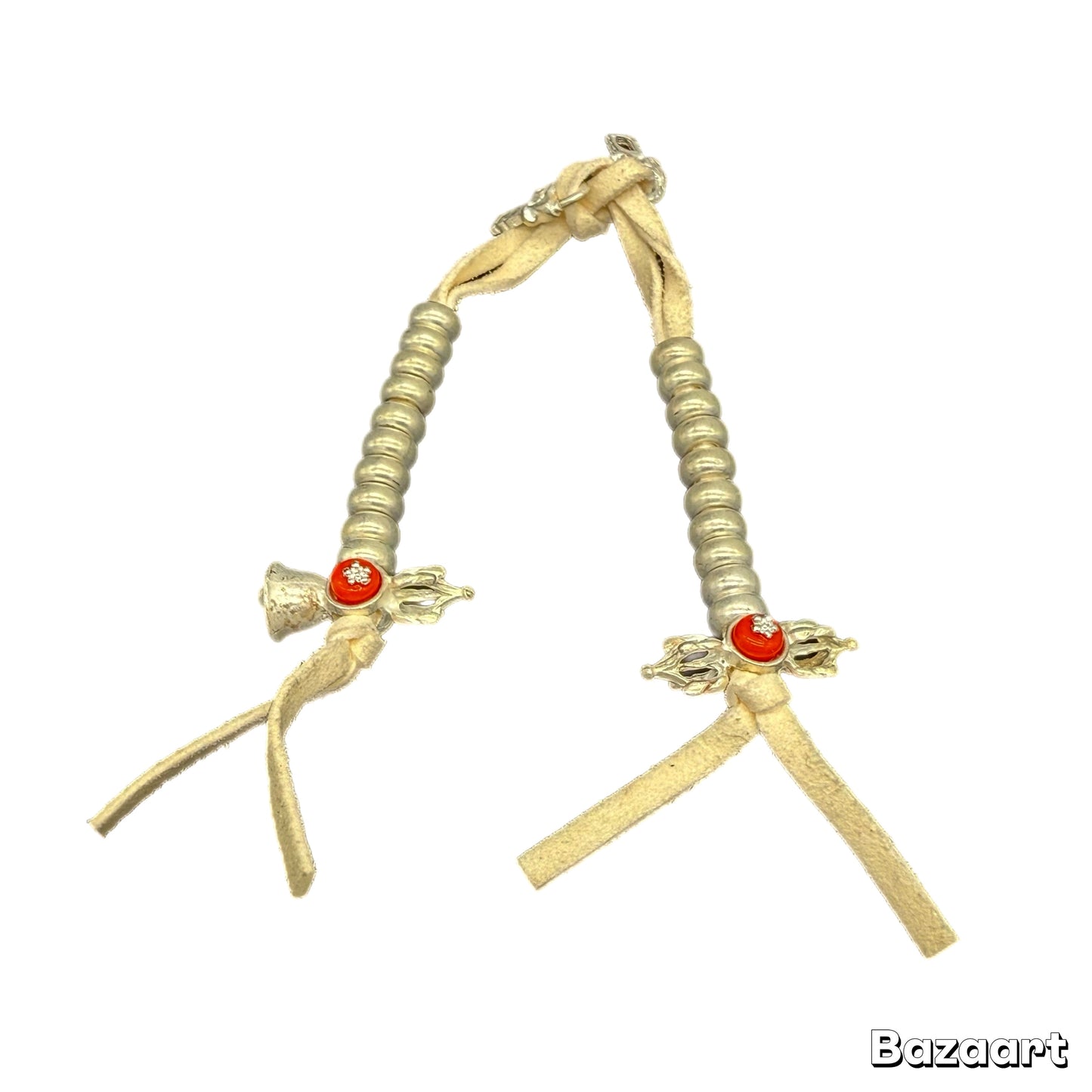 Tibetische Mala-Zähler ahus Metall – Set mit 2 Zählern