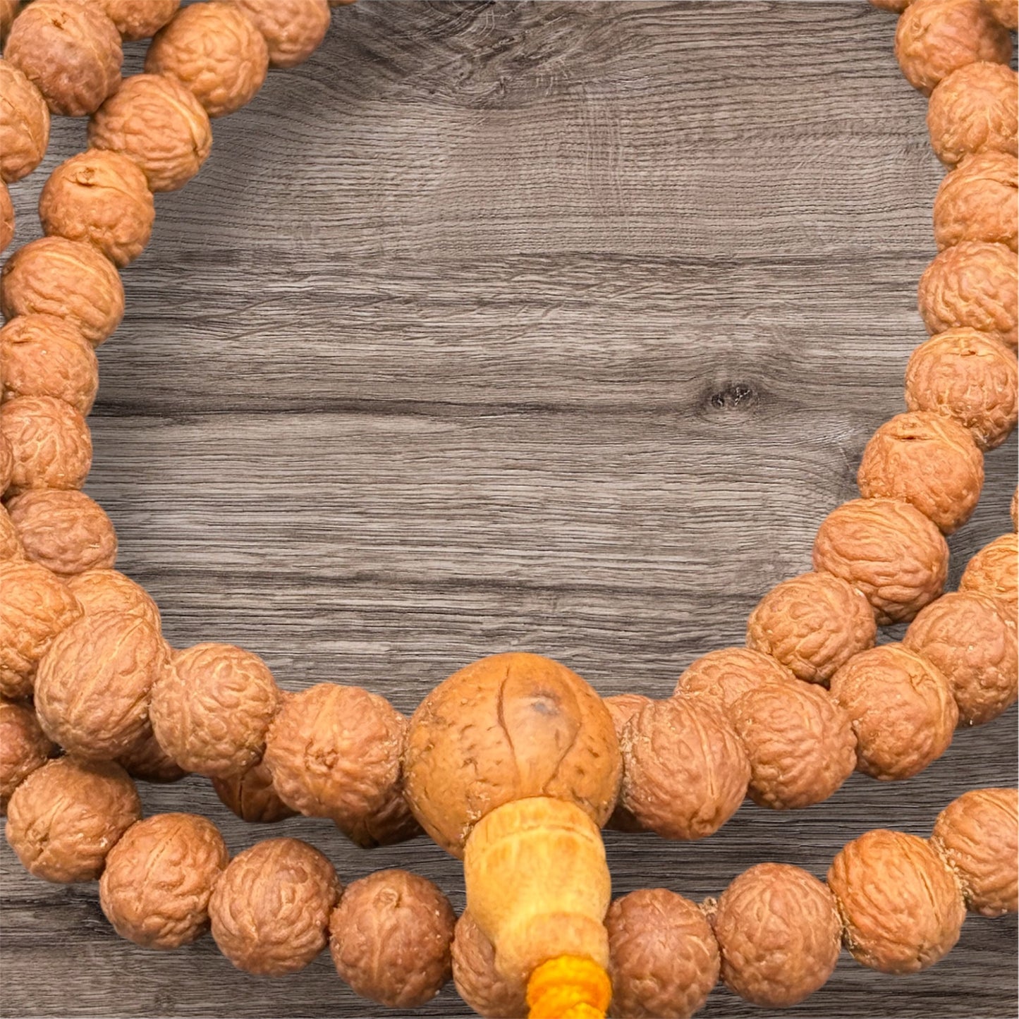 Raktu Mala Nepal 108 Perlen - Rudraksha Gebetskette 7mm 80 cm