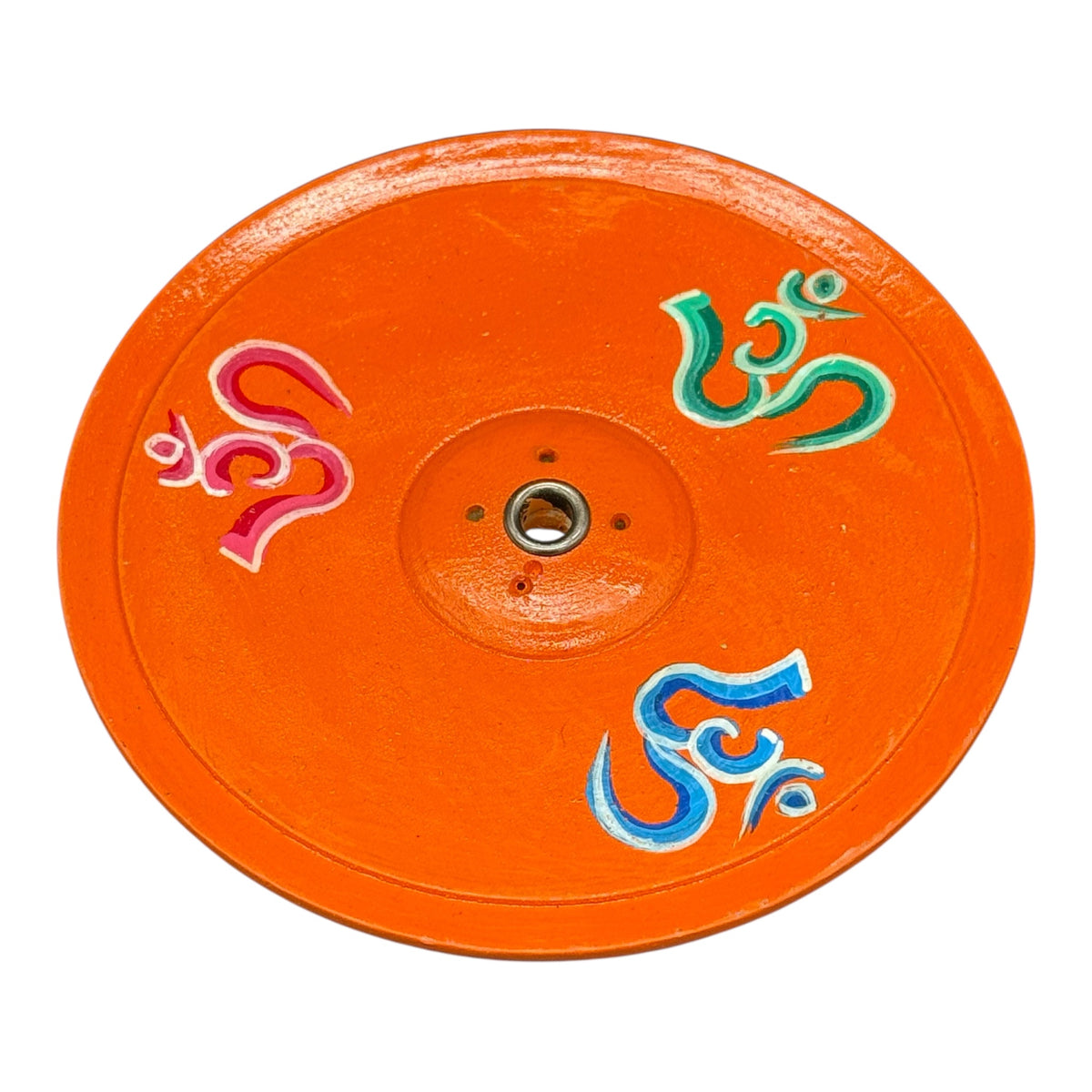 Wooden incense stick holder – suitable for thick or thin incense sticks – hand-painted