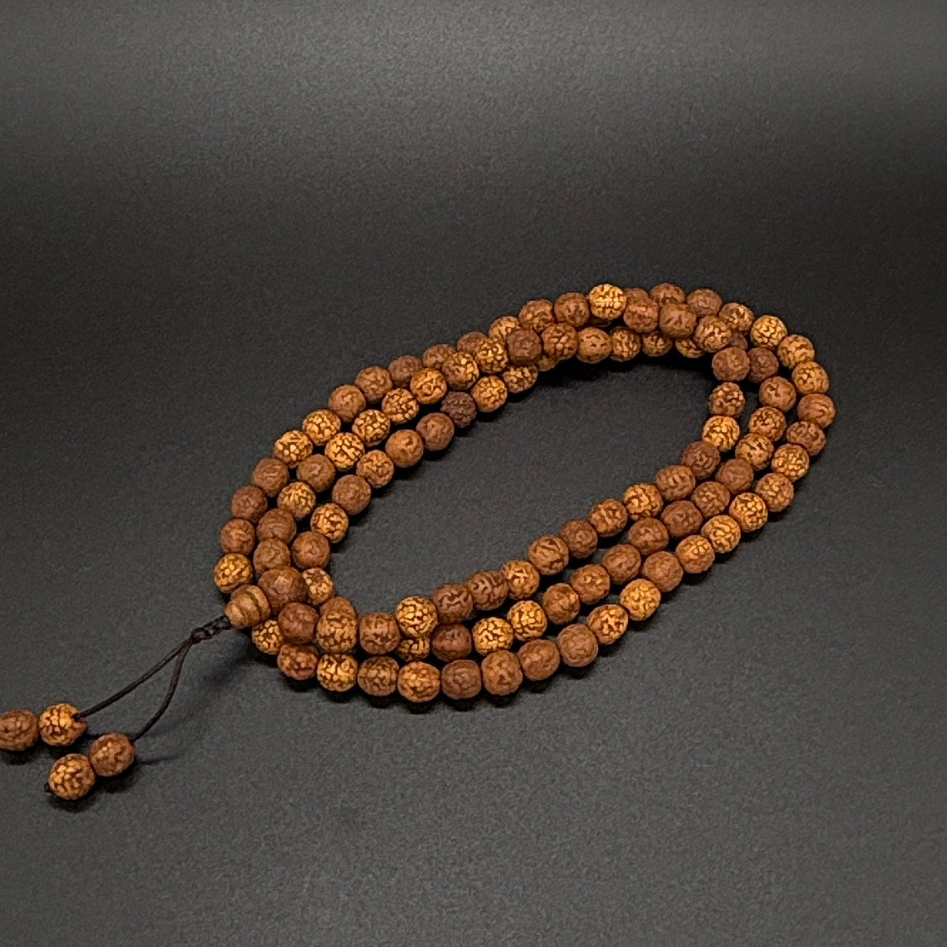 Rudhraksh Gebetsketten. 108 Perlen Mala