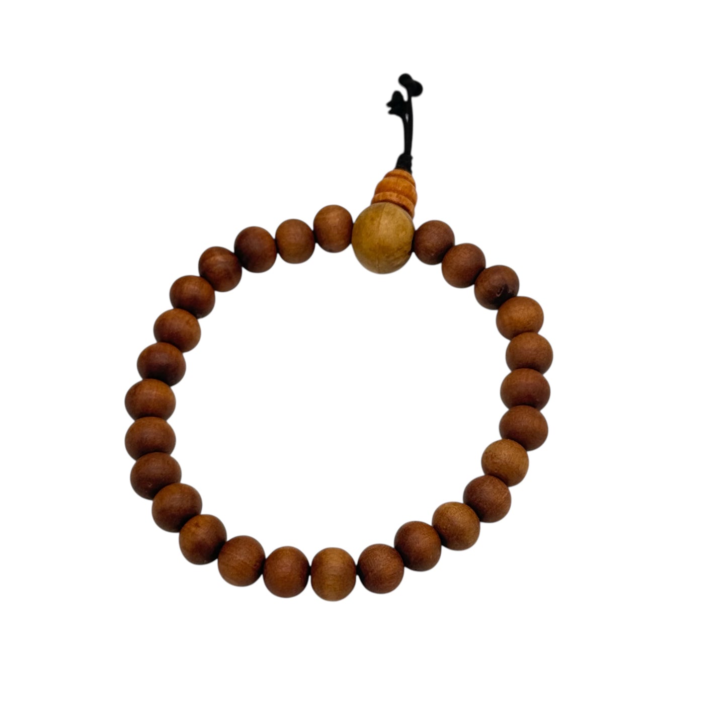 Sandelholz-Armband – Elastisches Naturholzarmband