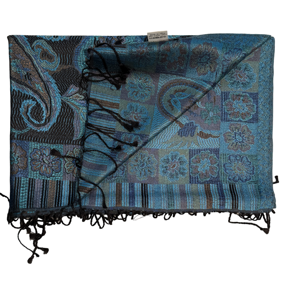 Super Silk 100% | Schwarz Türkis