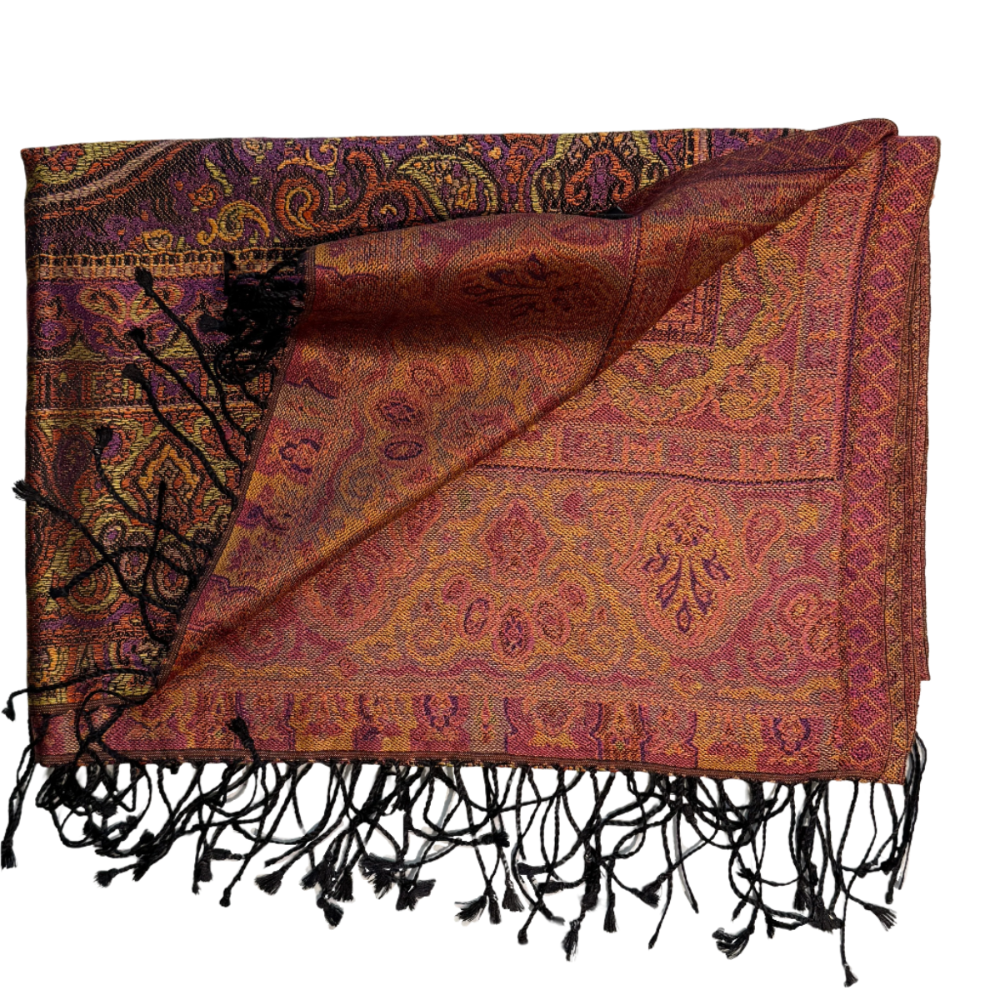 Super Soie Soie 100% | teinte orange-or-violet