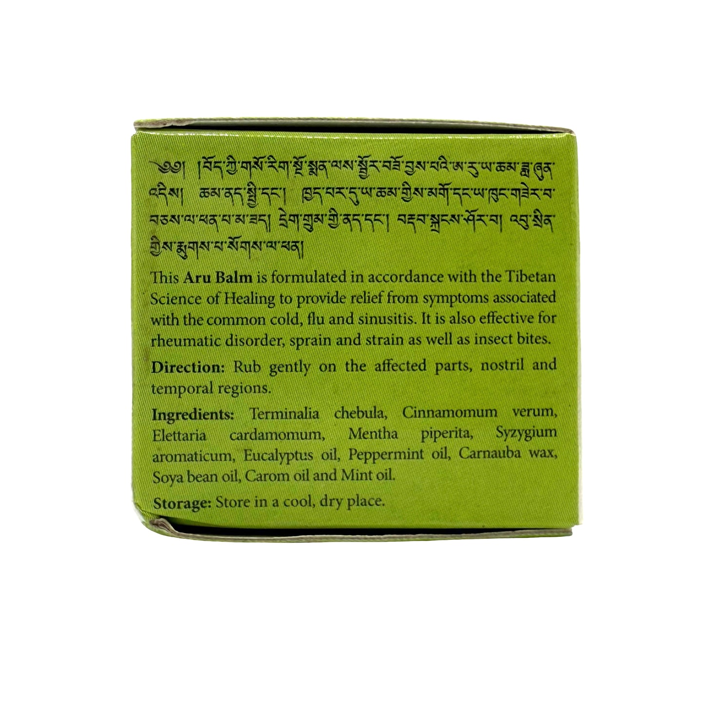 Tibetan Aru Tiger Balm – Kräuterbalsam von Sorig