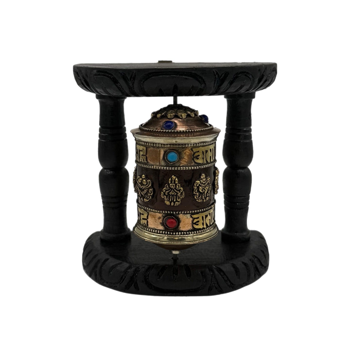 Tibetische Gebetsmühle zur Wandmontage – handgefertigt mit Mantra-Verzierung
(0)