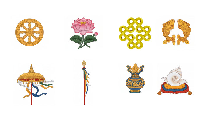 8 Tibetische Glückssymbole: Eine Reise durch die Kultur und Spiritualität Tibets