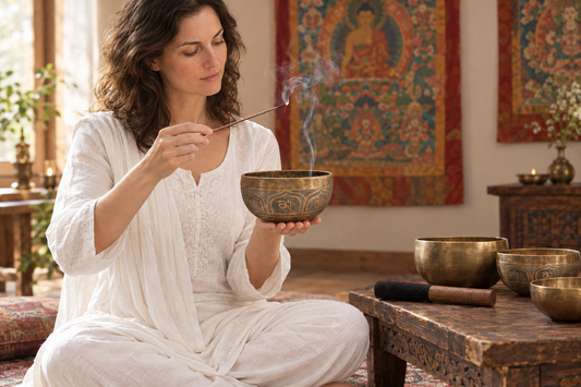 Aufladen und Reinigen von Klangschalen: Ein Leitfaden für Rituale und Pflege