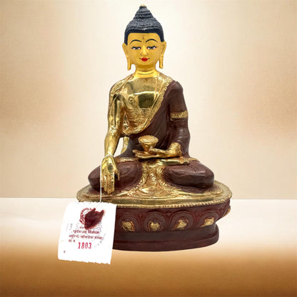 Buddha Shakyamuni Statue nach tibetischer Tradition