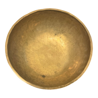 Alte Klangschale aus den 80er Jahren Solarplexus Chakra 23 cm - Tibetische Singing Bowl 1850g