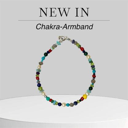 Heilstein-Armband für die 7 Chakren - Meditation und Selbstheilung