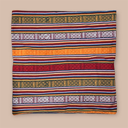 Handgefertigter Kissenbezug aus Baumwolle