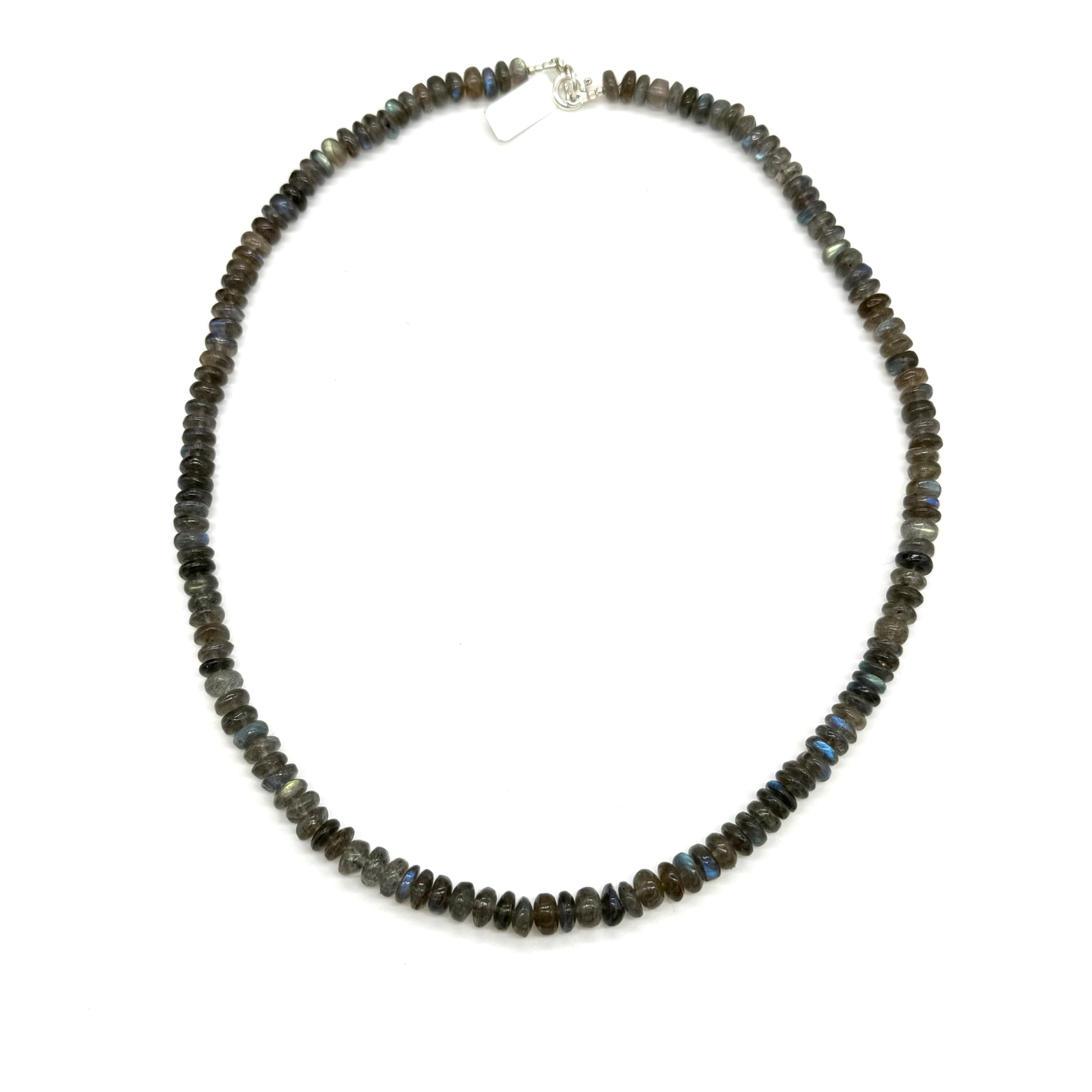 Labradorit-Kette mit 925er Silberverschluss – Schimmernder Edelsteinlook