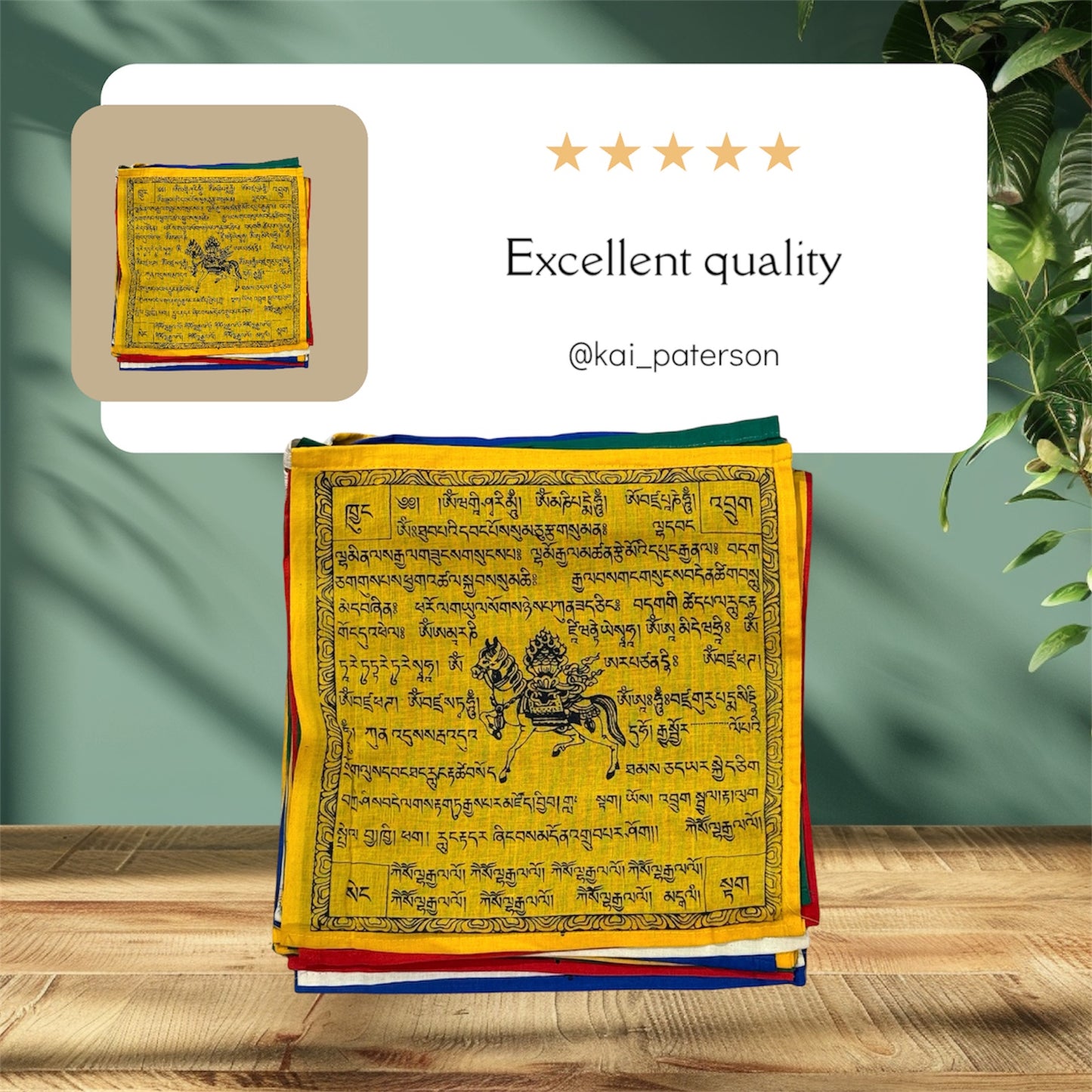 Lungta Tibetische Gebetsfahnen in verschieden Grössen