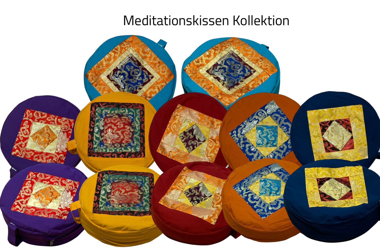 Meditationskissen aus Brokat Medium Kollektion