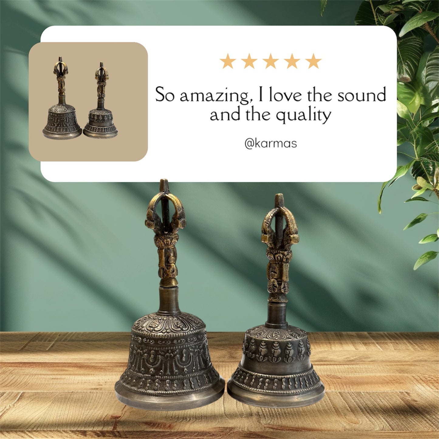 Resonant Tibetan Bells for Meditation | Brass Alloy