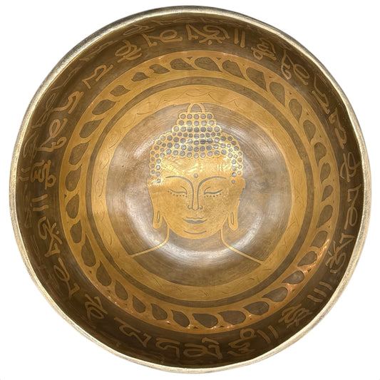 Klangschale Herz Chakra 14.5 cm - Tibetische Singing Bowl 584g