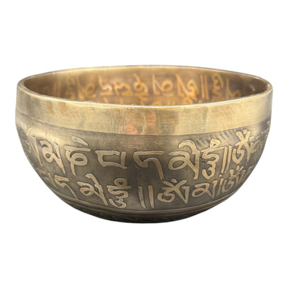 Klangschale Kronen Chakra 16 cm - Tibetische Singing Bowl 718g