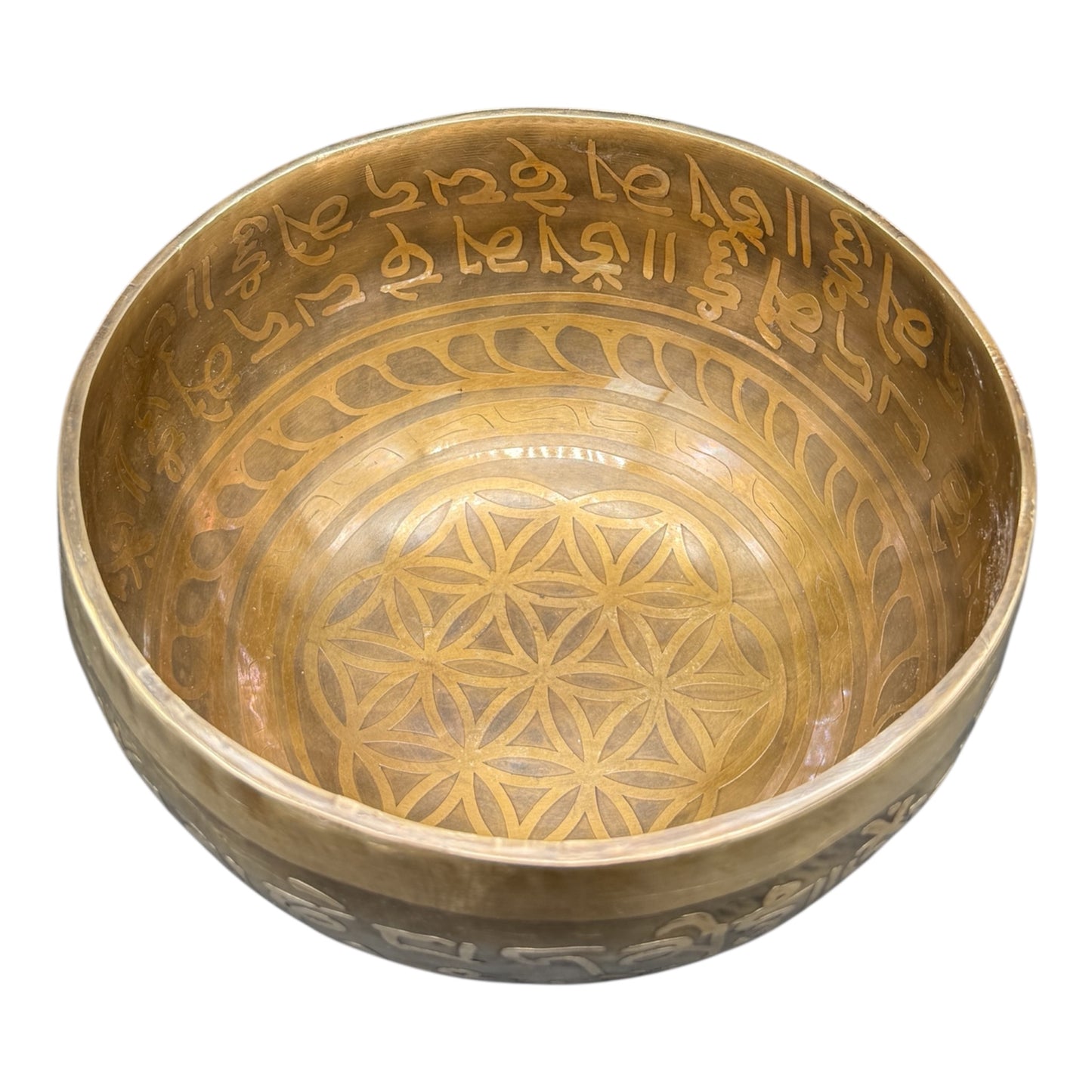 Klangschale Kronen Chakra 16 cm - Tibetische Singing Bowl 718g