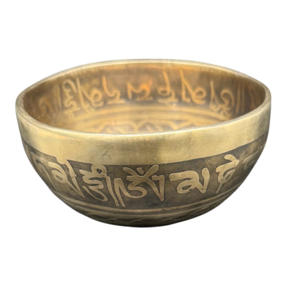 Klangschale Drittes Auge Chakra 13 cm - Tibetische Singing Bowl 438g