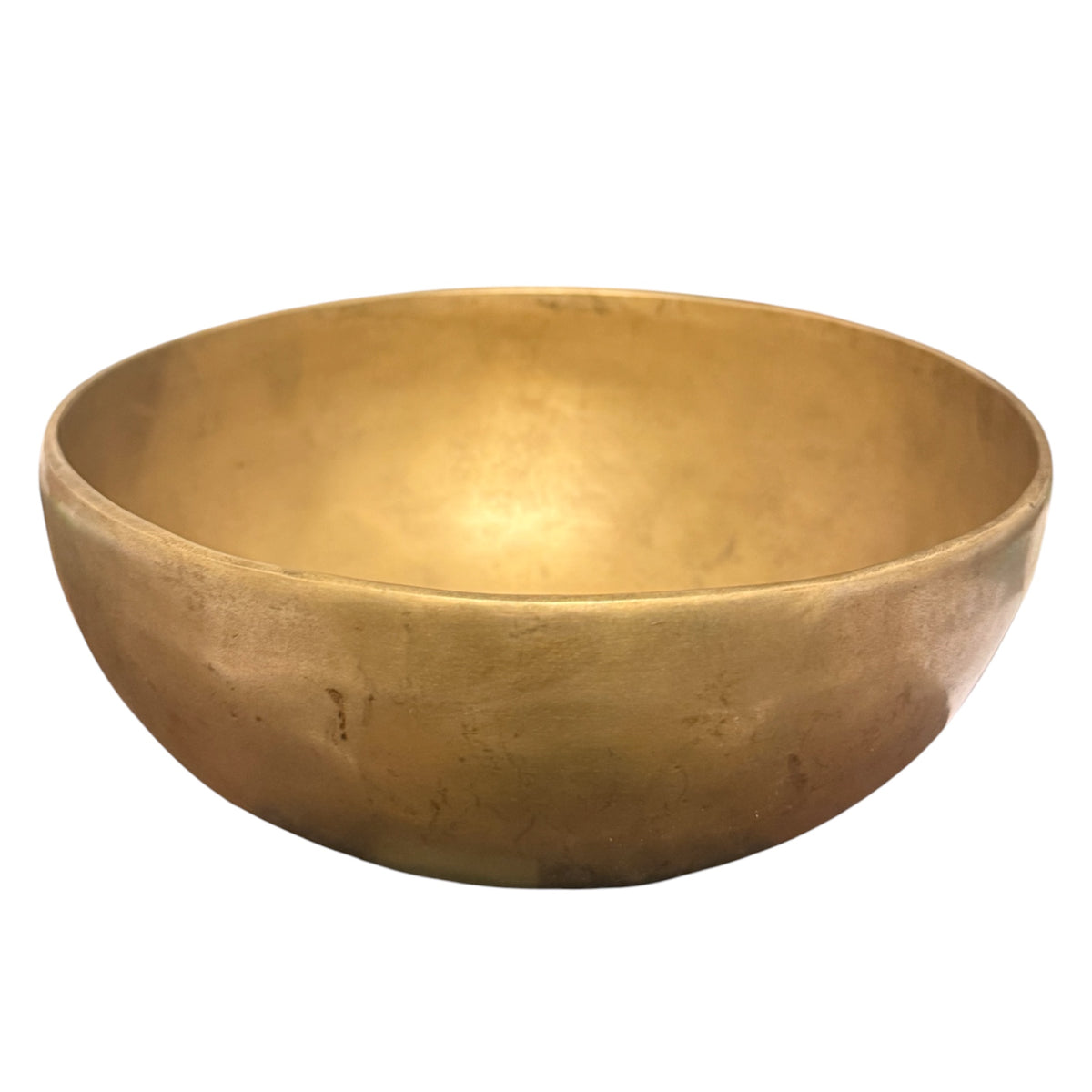Bol chantant vintage des années 1980, chakra sacré, 20 cm - Bol chantant tibétain, 1079 g