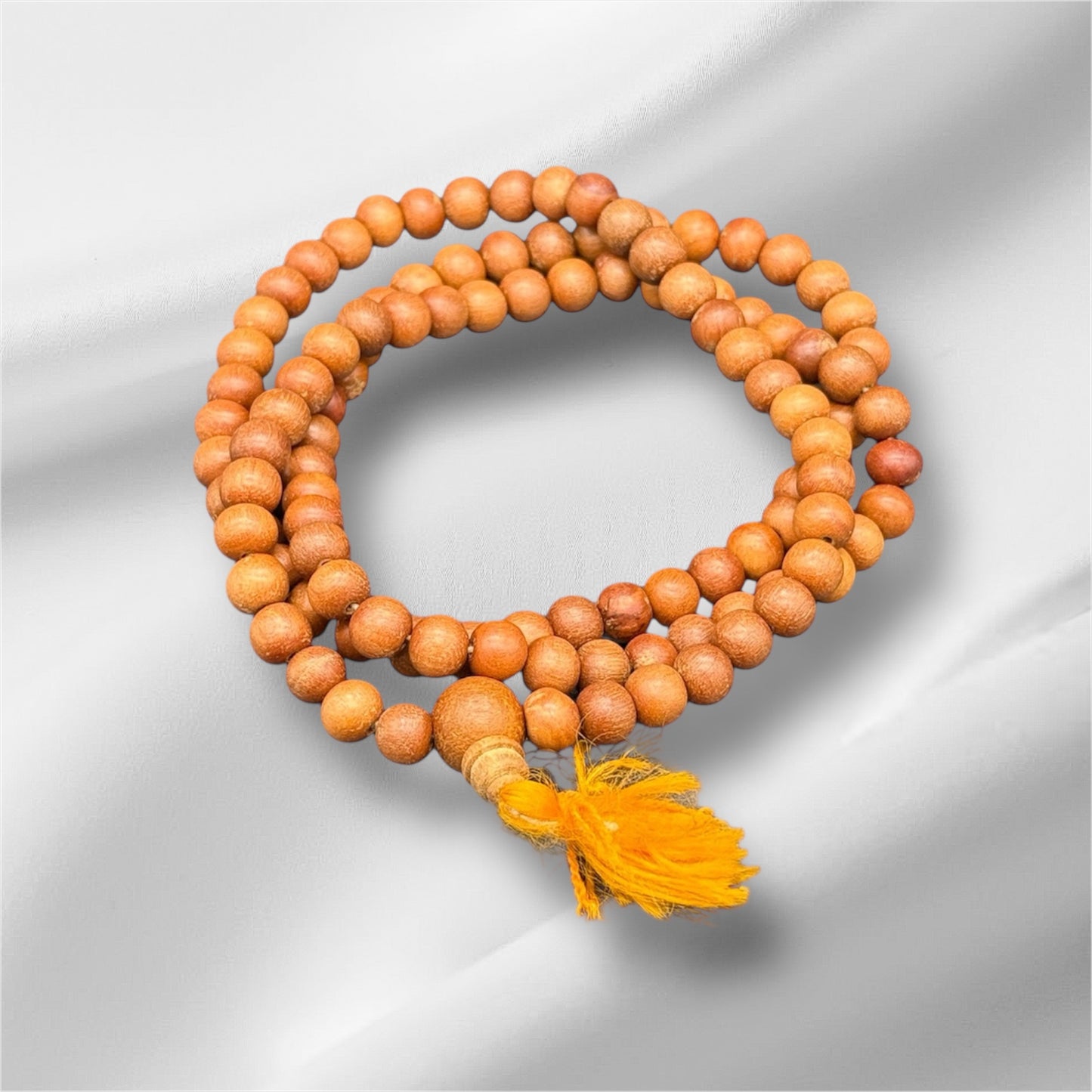 Authentique mala en bois de santal dans un élégant coffret cadeau - 7mm 80cm