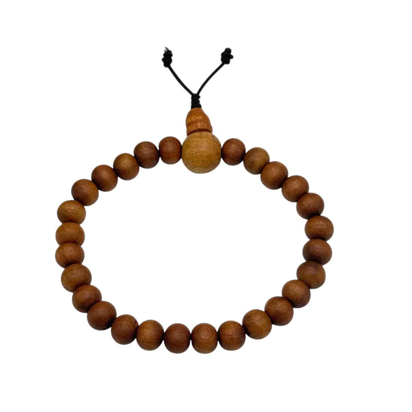 Sandelholz-Armband – Elastisches Naturholzarmband