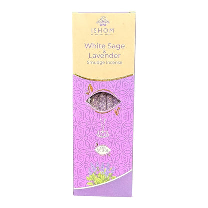 Premium Weißer Salbei Räucherstäbchen – Produktansicht mit Duftauswahl