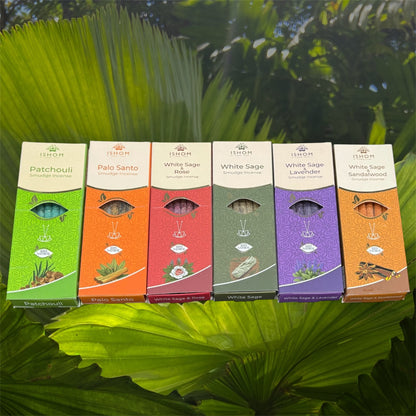 Premium Weißer Salbei Räucherstäbchen – Packung mit verschiedenen Duftnoten
