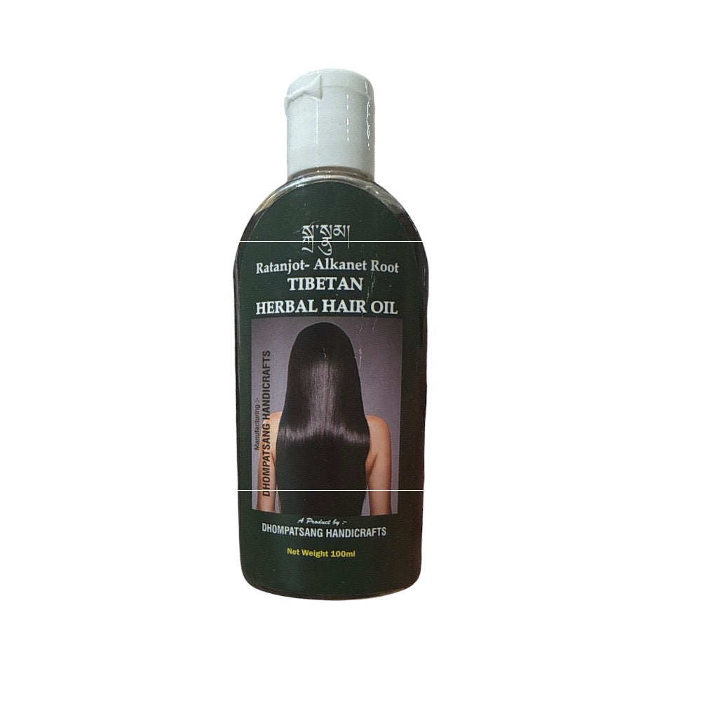 Ratanjot Alkanet Root Tibetanisches Kräuter-Haaröl 100 ml Vorderansicht