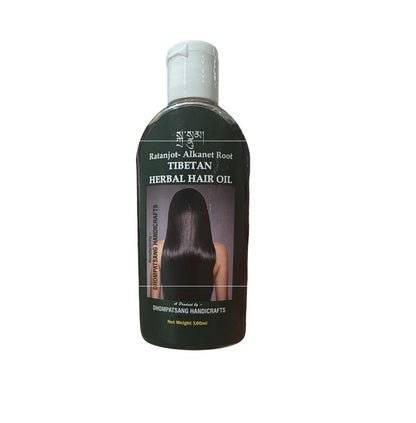 Ratanjot Alkanet Root Tibetanisches Kräuter-Haaröl 100 ml Vorderansicht