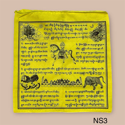 Tibetische Gebetsfahnen, Lungta in verschiedene Größen
Gebetsfahnen – Traditionelle Inspiration für Harmonie und Frieden