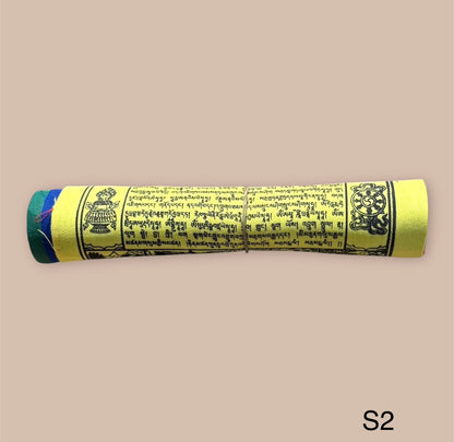 Tibetische Gebetsfahnen, Lungta in verschiedene Größen
Gebetsfahnen – Traditionelle Inspiration für Harmonie und Frieden