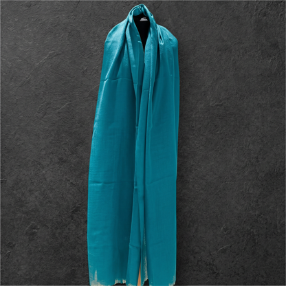 Châle de méditation tibétain Lama XXL 100 % mérinos - 130 x 250 cm