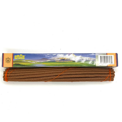 sorig-incense- Raeucherstaebchen-einzelpackung. Es zeigt wie die Räucherstäbchen aussehen.