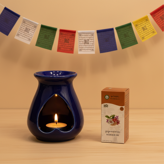 Tibetisches Massage-Ritual Set